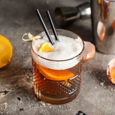 Birched whiskey sour