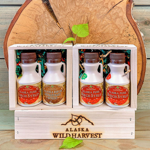 Wild Harvest Alaska Birch Syrup Gift Crate - Pick 2