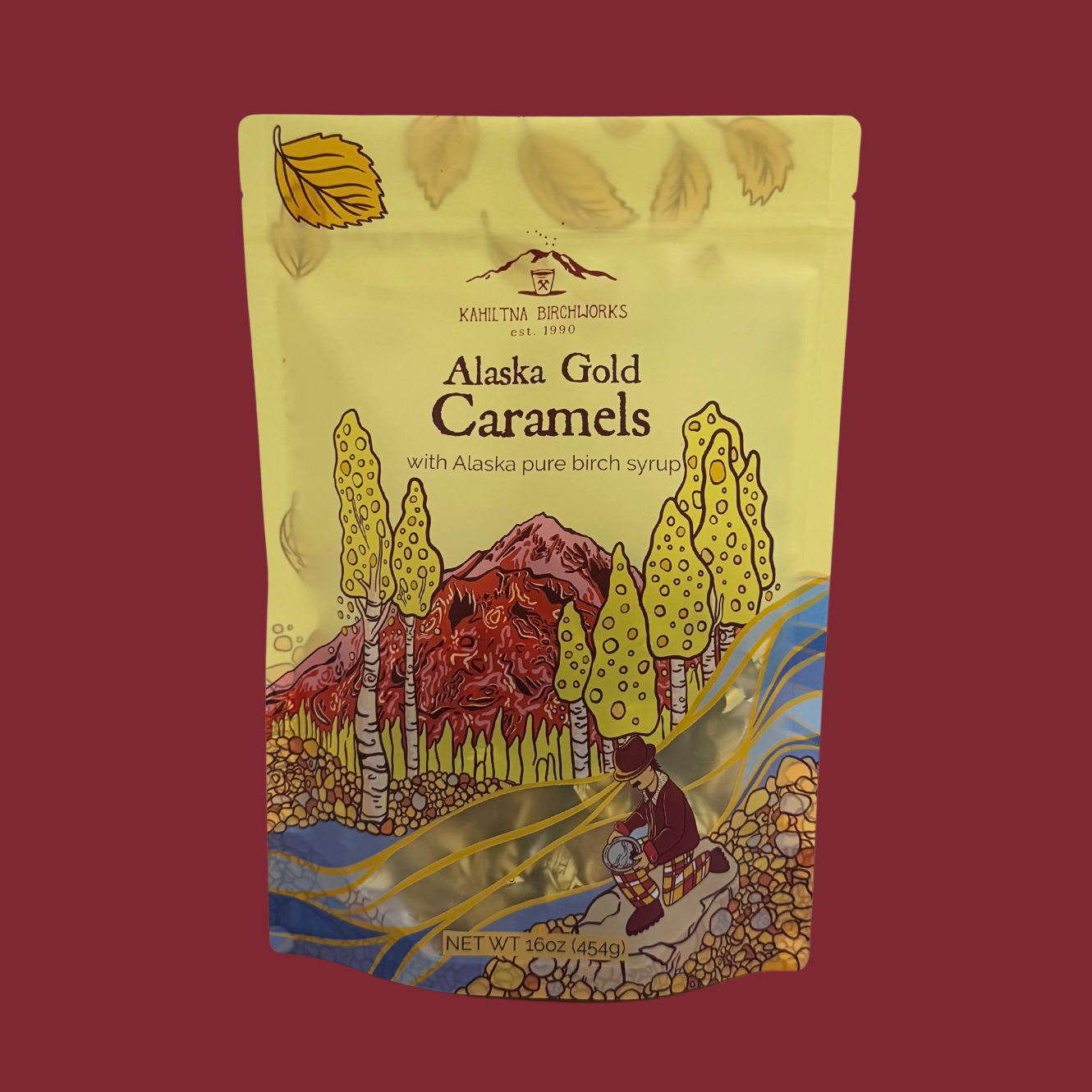 Alaska Gold Nugget Birch Cream Caramels - Alaska Birch Syrup and