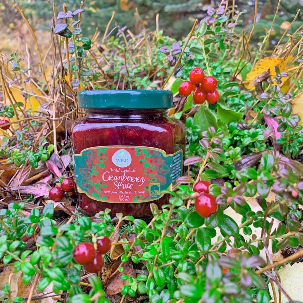 "Alaska Wild Lowbush Cranberry Sauce Alaska Birch Syrup and